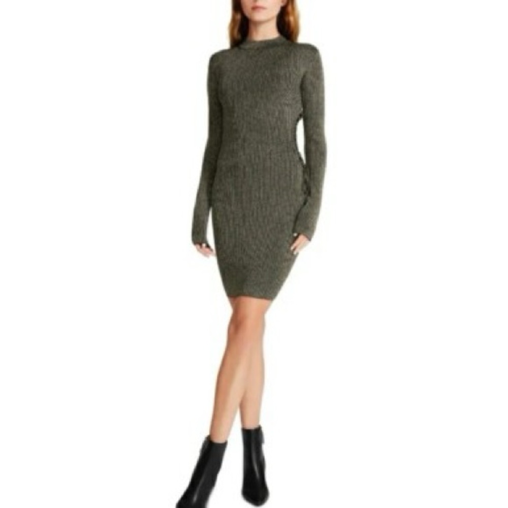 Madden Girl Olive Long Sleeve Dress